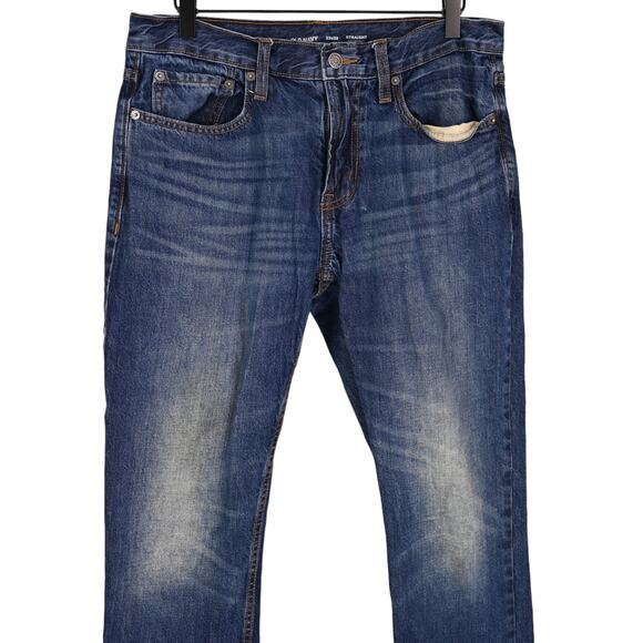 Old Navy Straight Jeans, Built-In Tough, size 33 x 32 - Picture 2 of 9